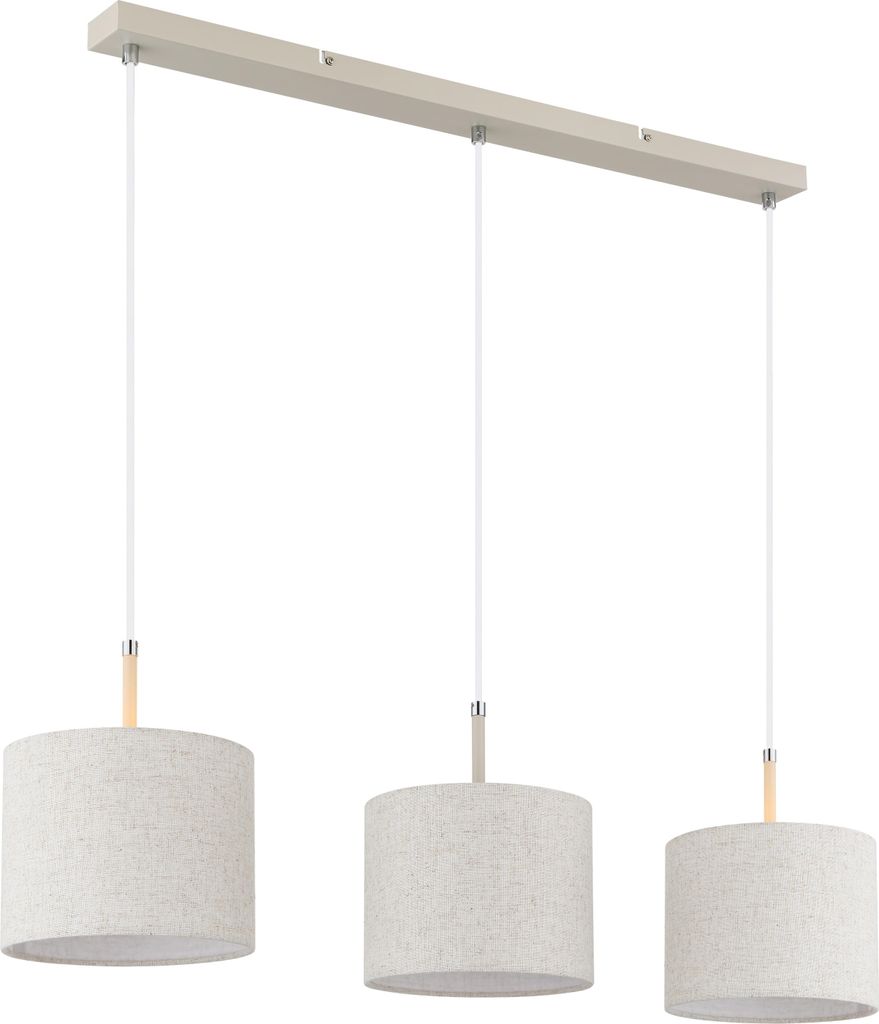GLOBO Lighting Hängeleuchte OSLO LBH 90x20x120 cm beige Hängelampe