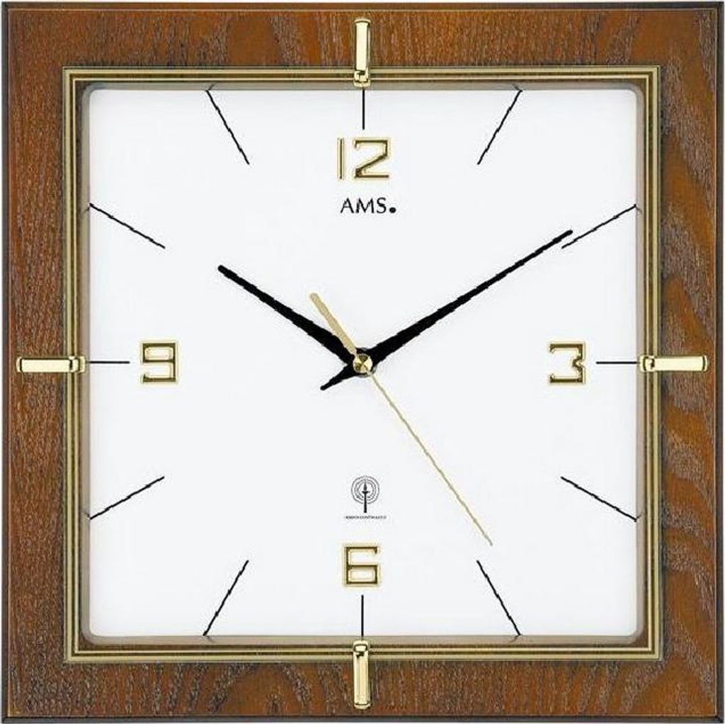 AMS Funk-Wanduhr, Funkwerk, 29x29x5cm, 5834 Produktbild 