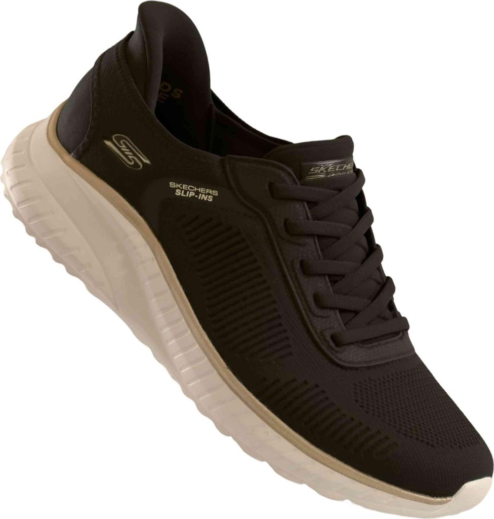 Skechers Errores de Foto 117497-BKGD in Black/Gold Textile Immagine del prodotto 