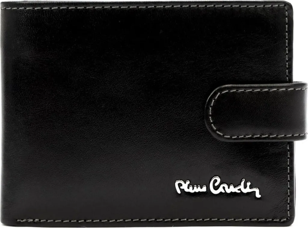 Petit portefeuille Pierre Cardin YS6048806A compact en cuir italien