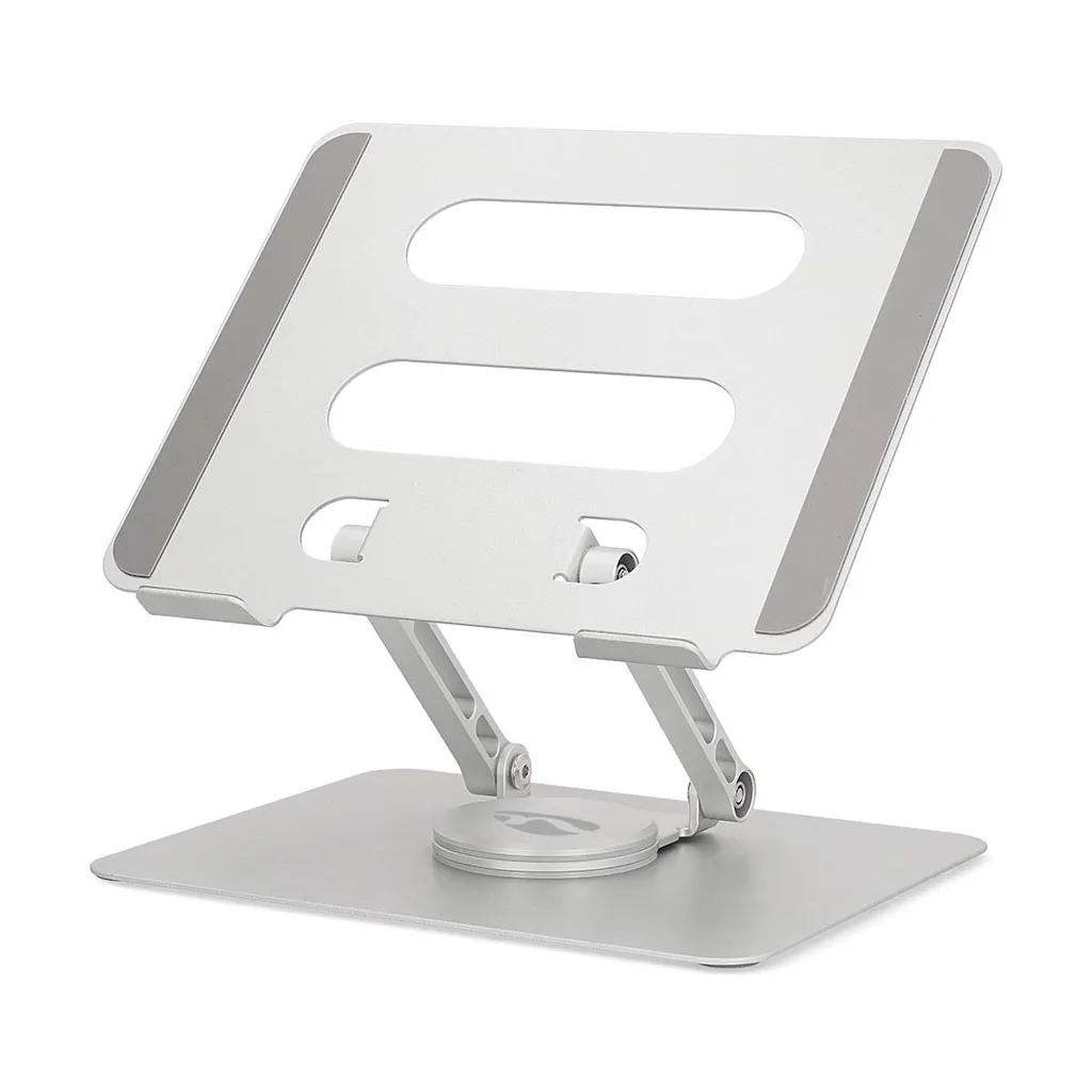 Support PC 17 pliable Nedis avec base rotative 360 en métal durable - 2