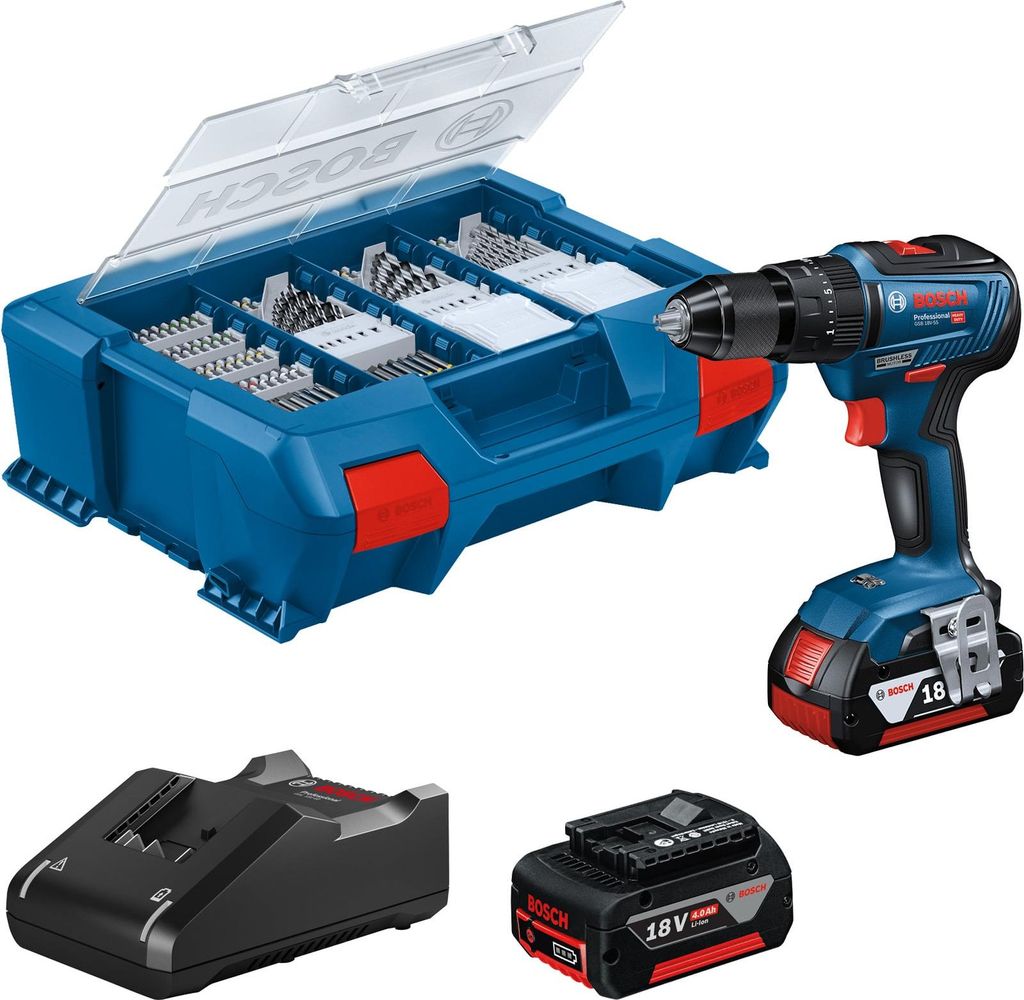 Bosch Professional GSB 18V-55 Akku-Bohrschrauber 06019H530A Produktbild 