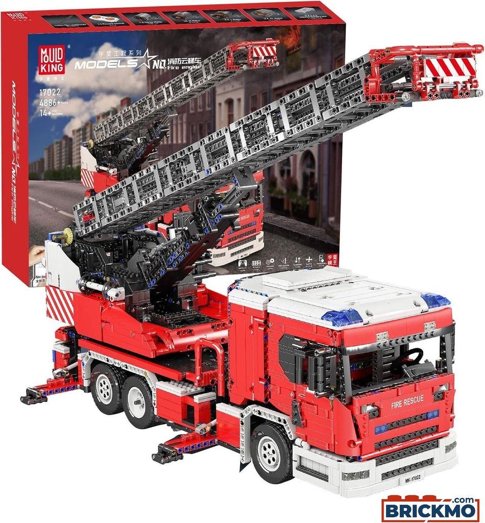 Mould King Remote Control Feuerwehrauto 17022S Produktbild 