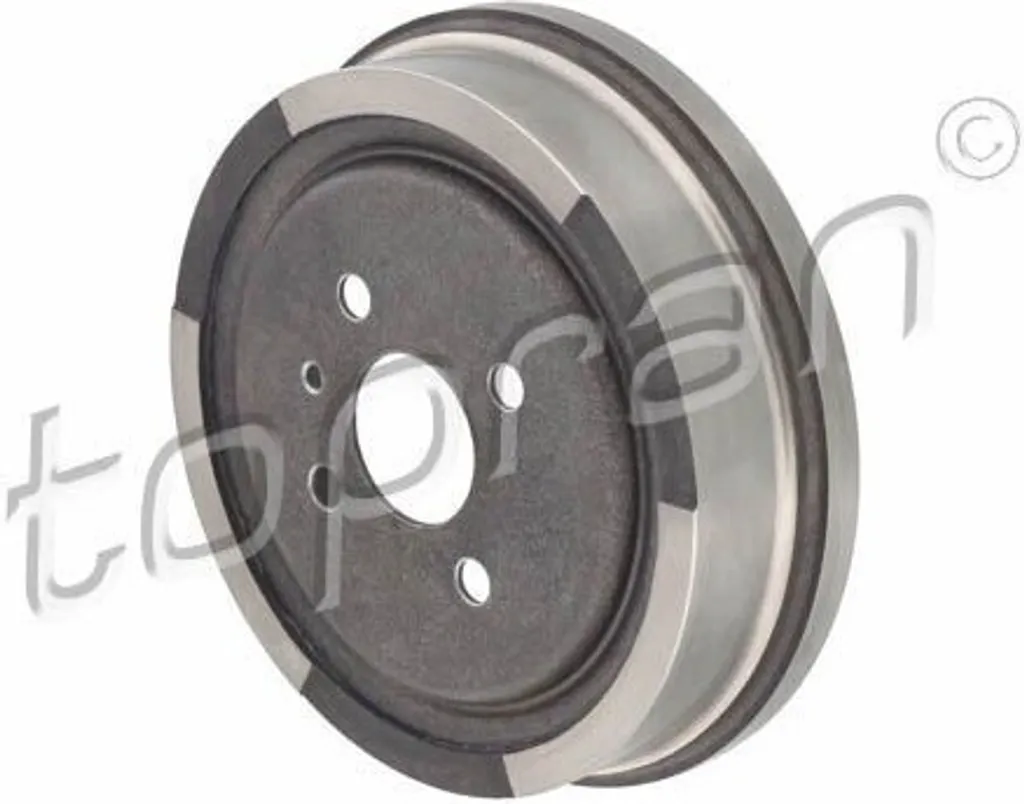 Tambour de frein robuste TOPRAN 205 238 pour Opel Vectra B et Astra G