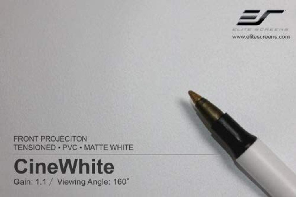 CINEWHITE ERSATZTUCH FÜR DIE AEON SERIE - AR1 FRAME-CineWhite - Standard weißes Material - geeignet für Standard-Throw -Beamer & Ultrakurzdistan...