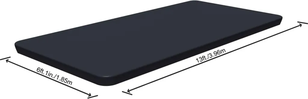 Bâche de piscine Bestway Flowclear 404 x 201 cm - Couverture robuste - 4