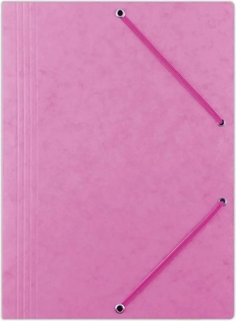 Chemise à élastiques A4 rose - Pochette de classement pour le bureau