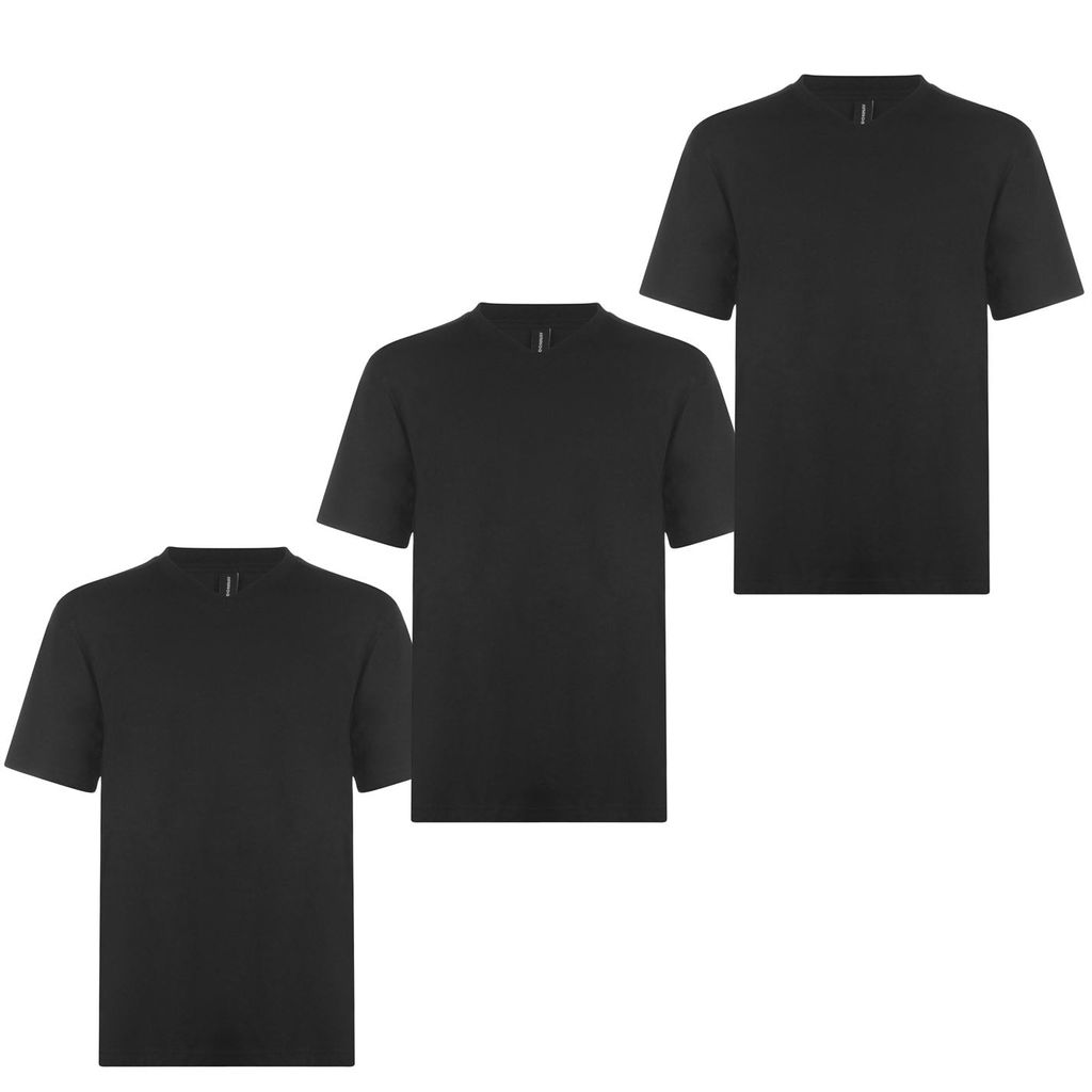 Donnay Herren, Herren Three Pack V Neck T Shirt XXXL Throughout Blank V Neck T Shirt Template