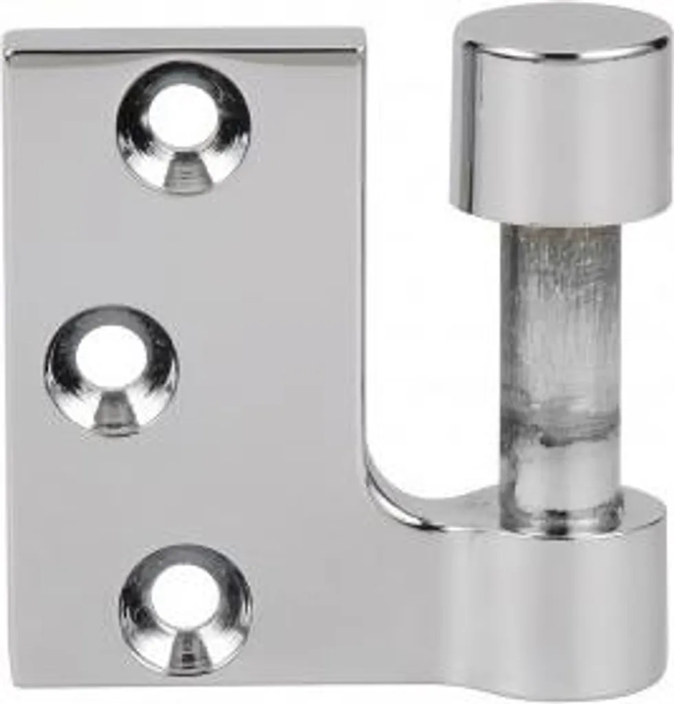 Fiche applique bois STREMLER 3204.30.0 réversible à entailler en inox