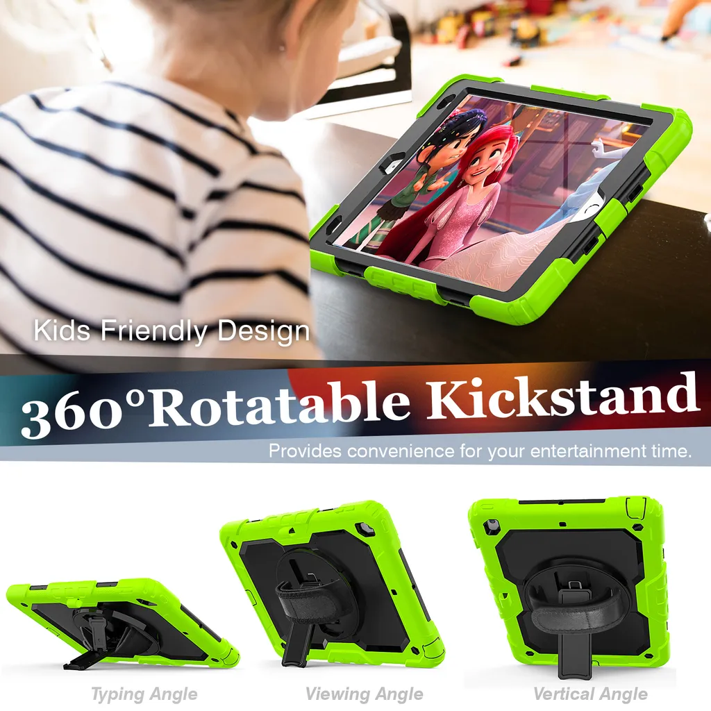 Custodia iPad 10.2 per Bambini Blindata 4in1 Anti-Urto con Cornice - 3