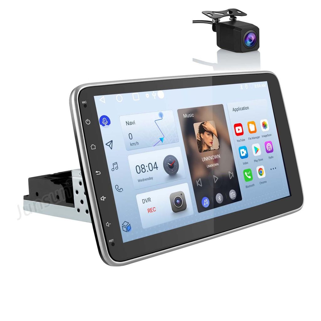 obrotowy ekran 360° 10 cali 4+64G Carplay android auto Zdjęcie produktu 