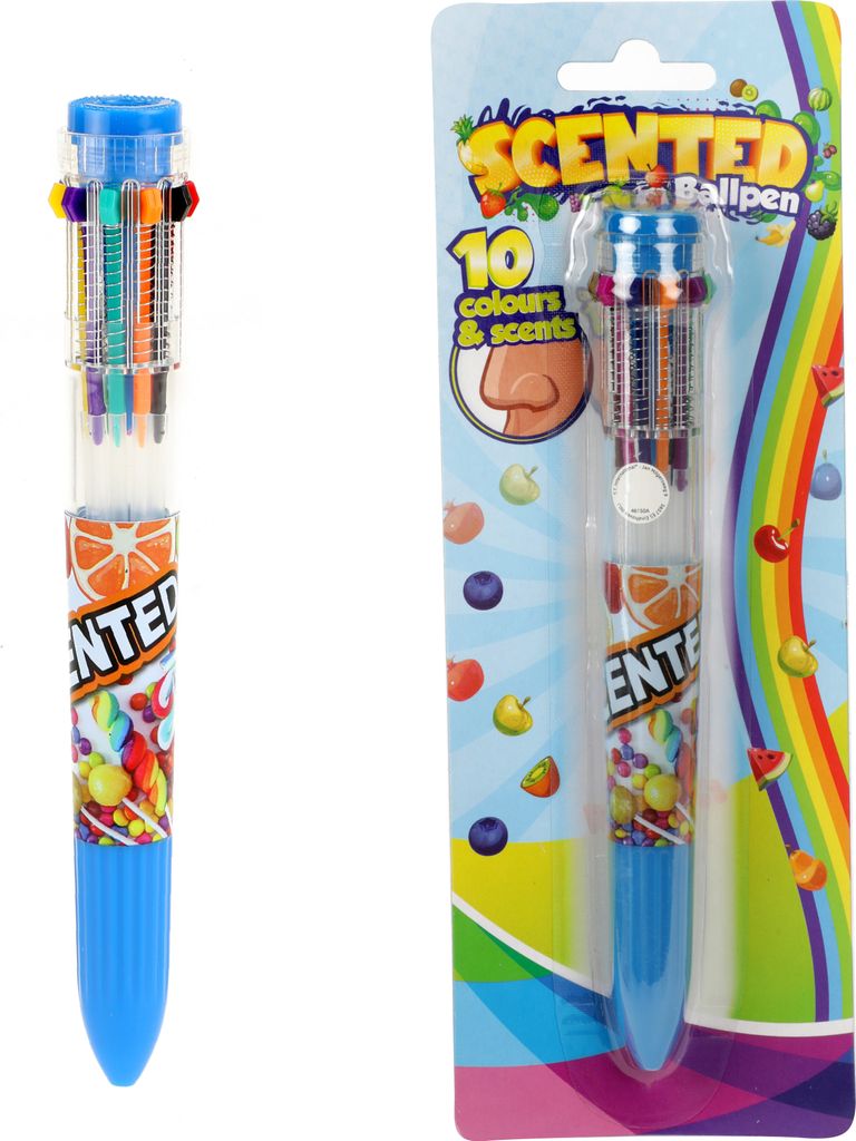 Toi-Toys - Großer Kugelschreiber mit 10 Farben und Düften Produktbild 