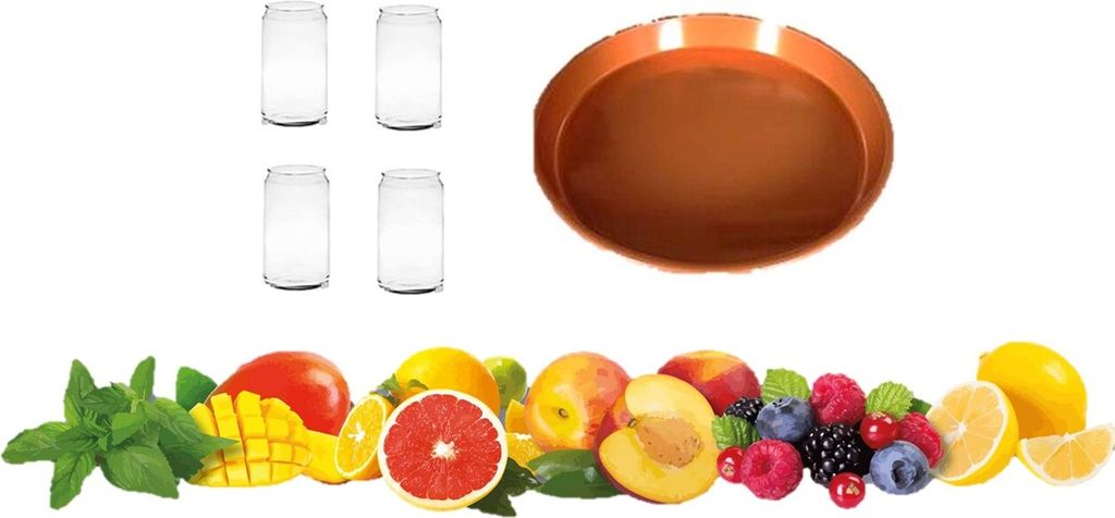 Wassersaft Bier Trinkgläser Dosen Geformte Transparente Glasbecher Tragbare Wasserbecher Wiederverwendbare Küche Trinkgeschirr Geschirrspüler pl...