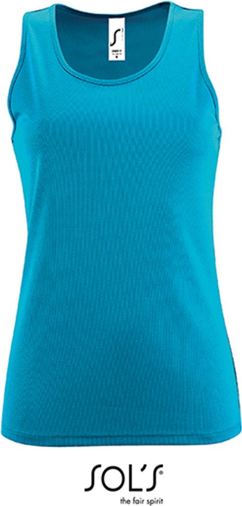 SOLs 02117 | Canotta sportiva da donna - Colore: Aqua - Immagine del prodotto 