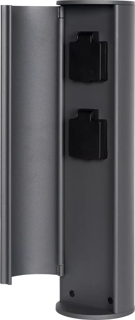 Bloc Prise Extérieur 2 Sorties 2000W POWERPOINT Lucide en Acier Robuste