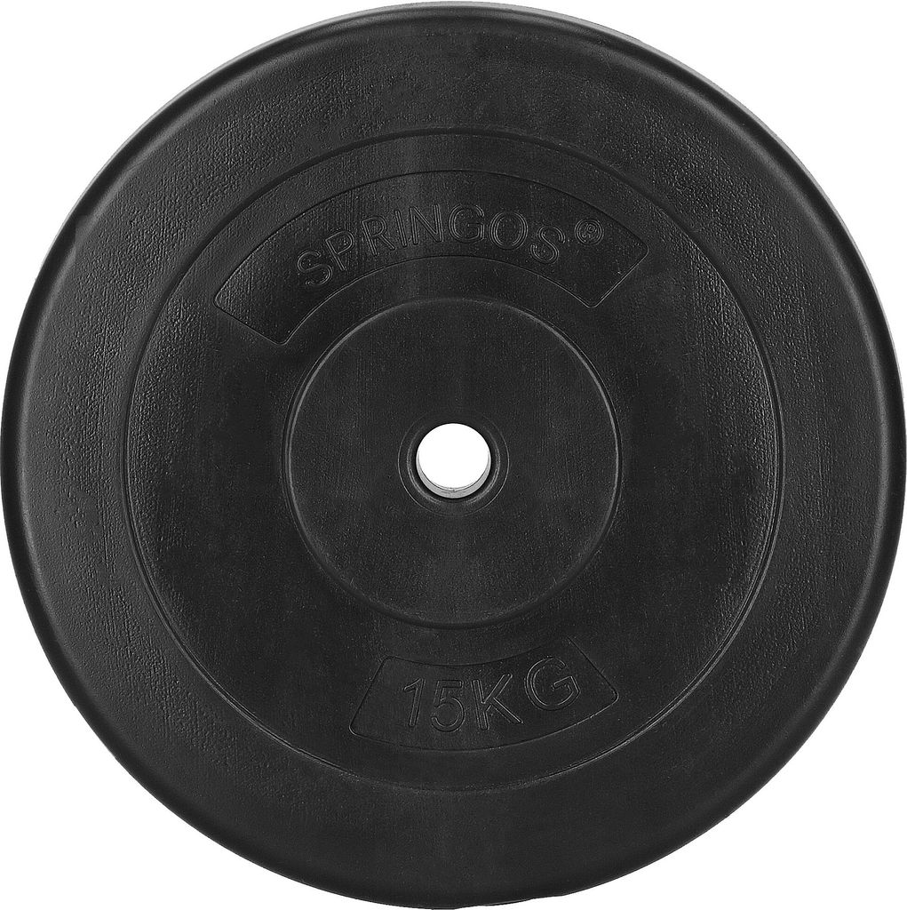 Zátěžové desky 15 kg plastové závaží 30 / 31 mm činky Obrázek produktu