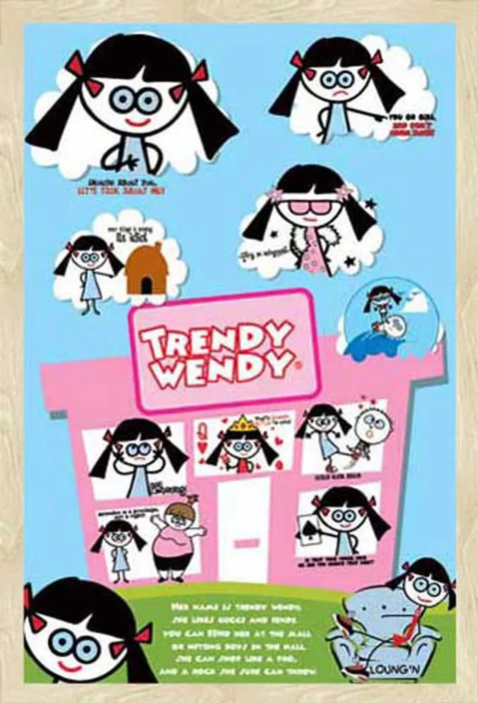 Poster D&G David & Goliath Wendy Trendy con Cornice Shinsuke Rovere