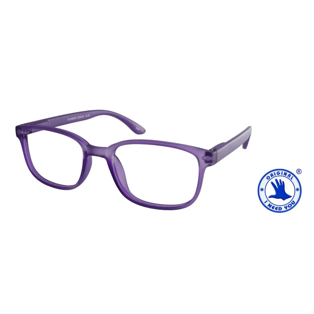 Lesebrille Rainbow Lila +1,5: Occhiali da Lettura Fashion Donna