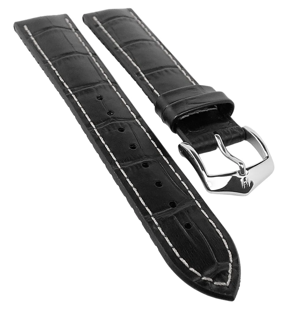 Cinturino Hirsch George Nero 20mm | L'Eleganza del Vitello Italiano - 3