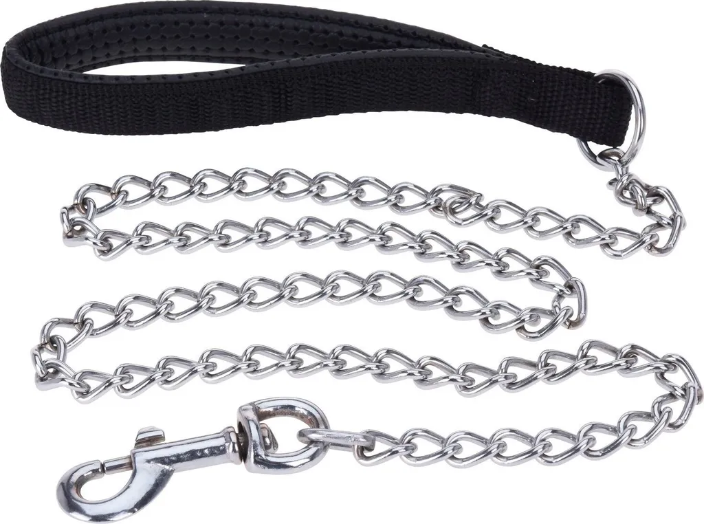 Guinzaglio Metallo 100 cm per Cani | Catena Acciaio Basic & Strong