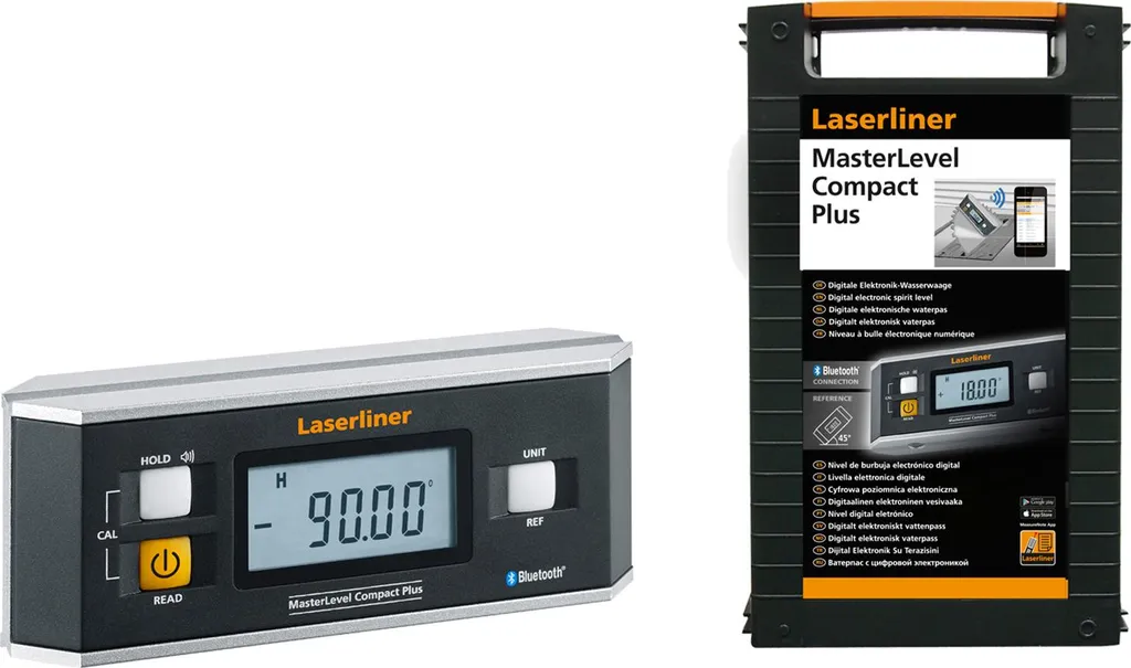 Inclinomètre électronique Masterlevel Compact Plus avec Bluetooth 15cm