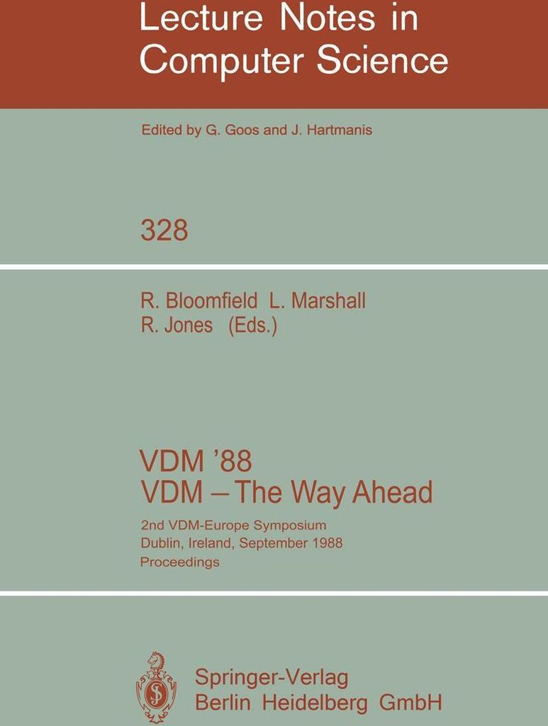 VDM '88. VDM - The Way Ahead