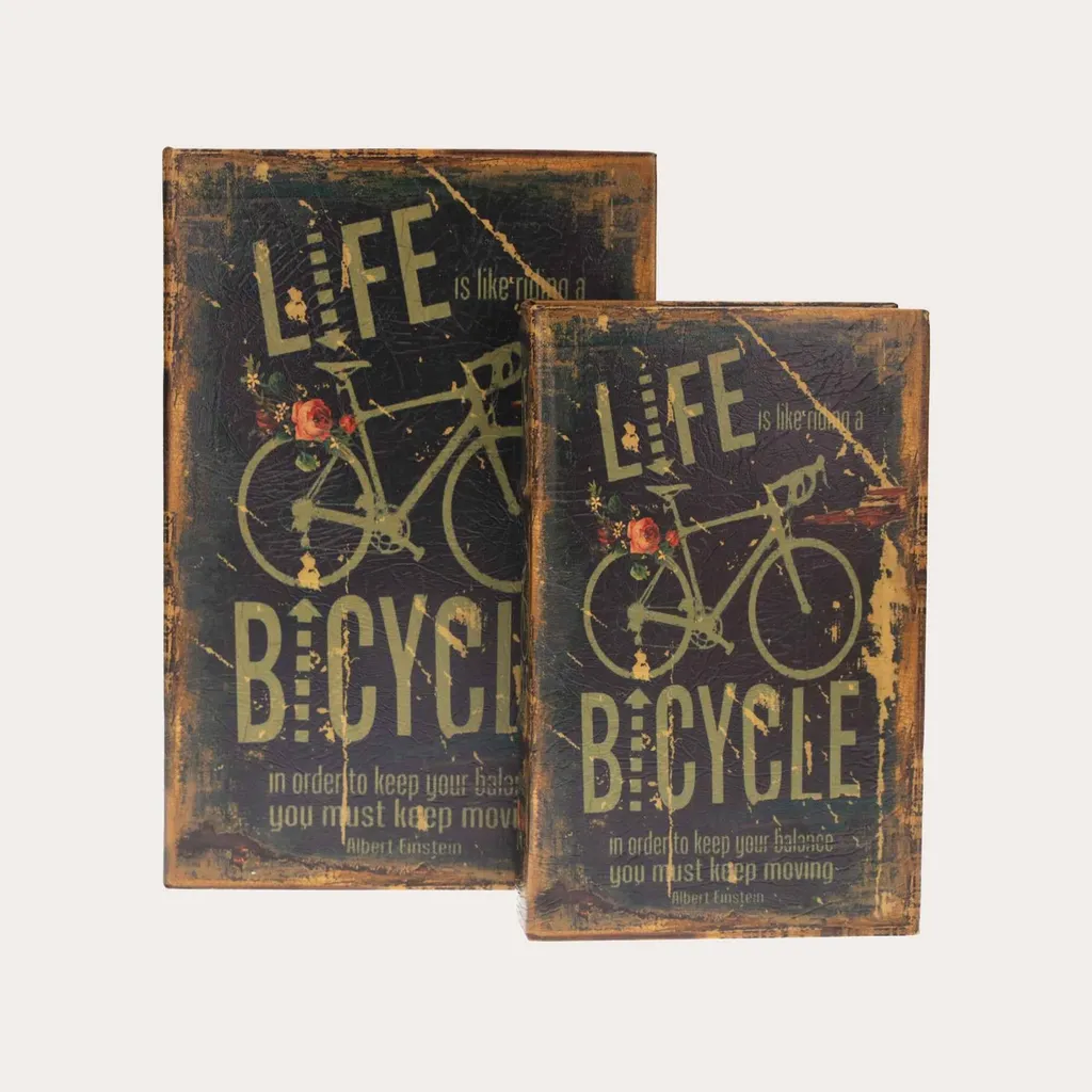 Set de boîtes de rangement déco livre pour ranger vos objets