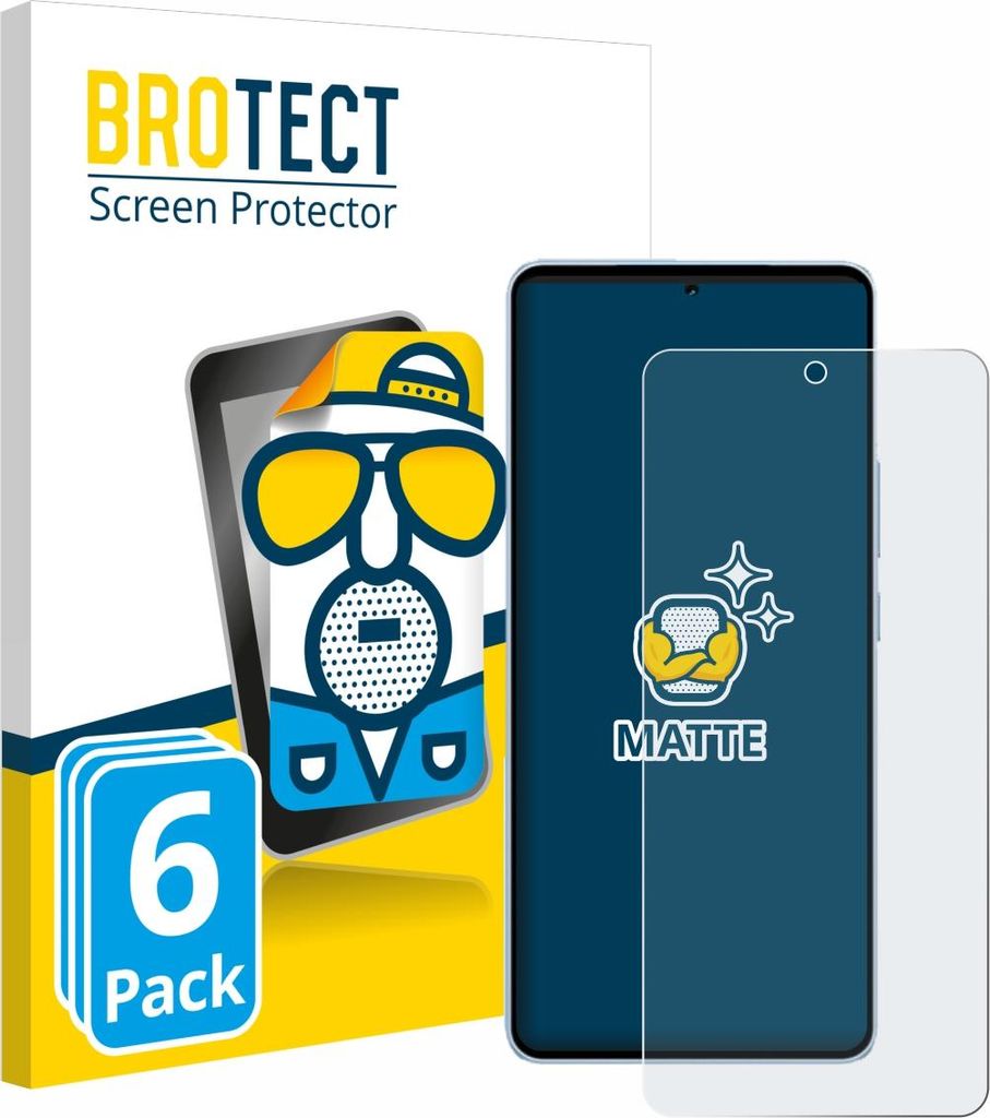 6x BROTECT Schutzfolie für Vivo iQOO Neo 10 Displayschutz Displayschutzfolie Folie Matt Entspiegelungsfolie