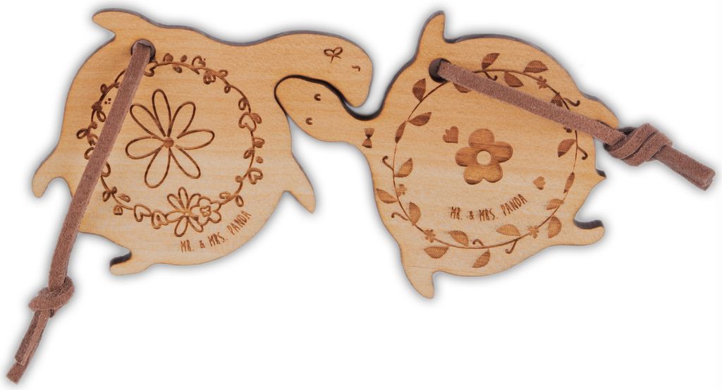 Mr. & Mrs. Panda partneranhänger Schildkröte verliebt - Geschenk, paar schlüsselanhänger, Partner, Liebe, Hochzeit, Freundin, Paare, Schildkrö...