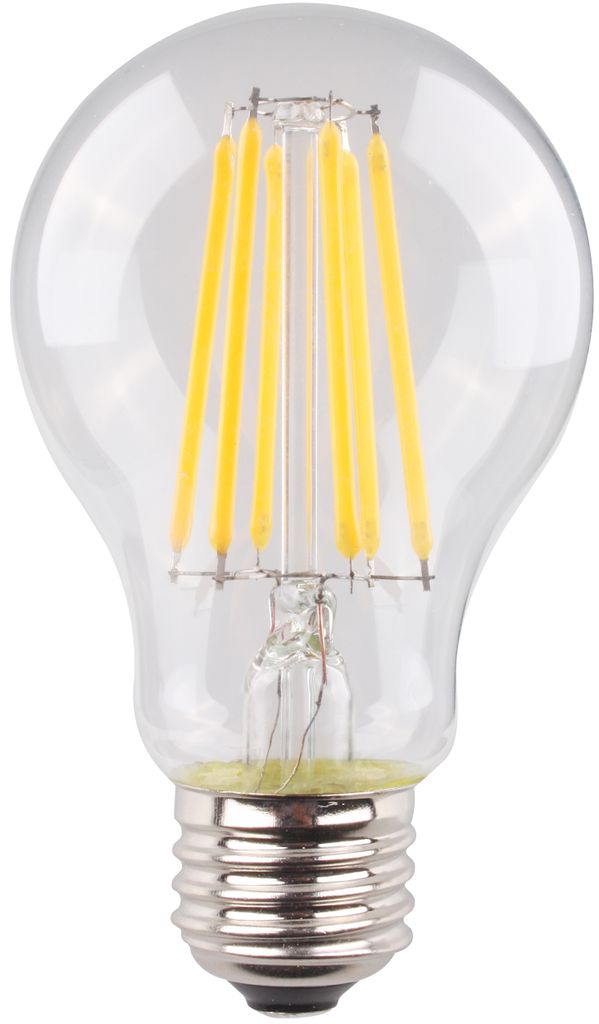 Casaya LED Filament A60 Birnenform 8W = 60W E27 klar 806lm warmweiß 2700K 3-Stufen dimmbar