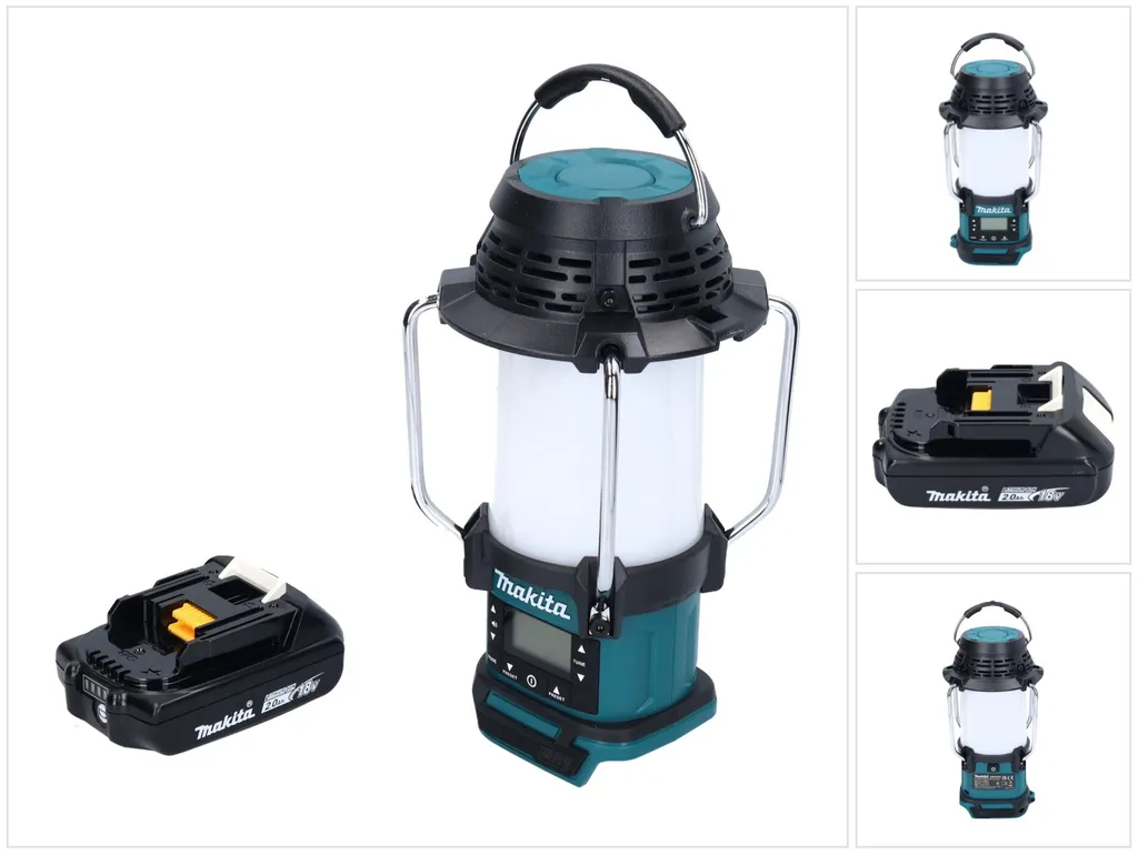 Radio de Travail Makita 18V Lanterne LED 360° pour Chantier et Camping
