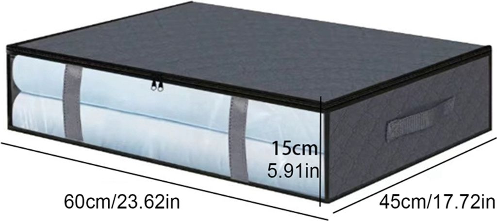2 Stück Unterbettkommode, Unterbett Aufbewahrungsbox Produktbild 2