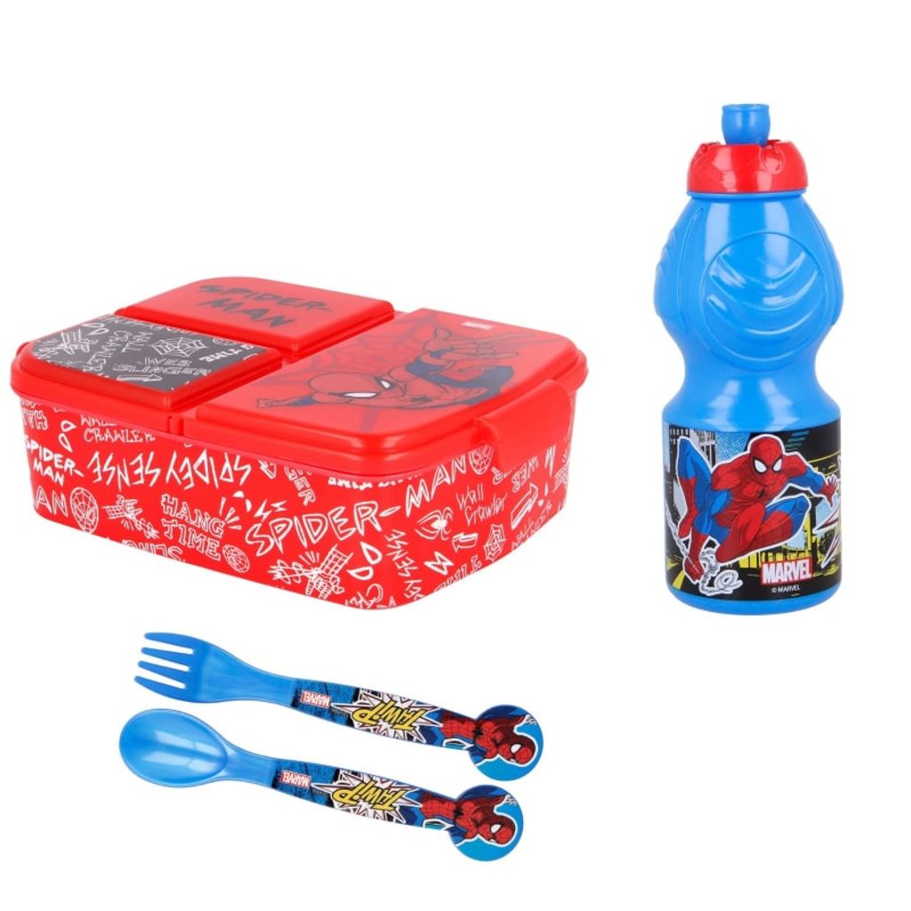 Marvel Spider-Man 3-teiliges Set Für Jungen – T-Shirt, Tanktop & Shorts, Größen 4-8 & 2T-4T