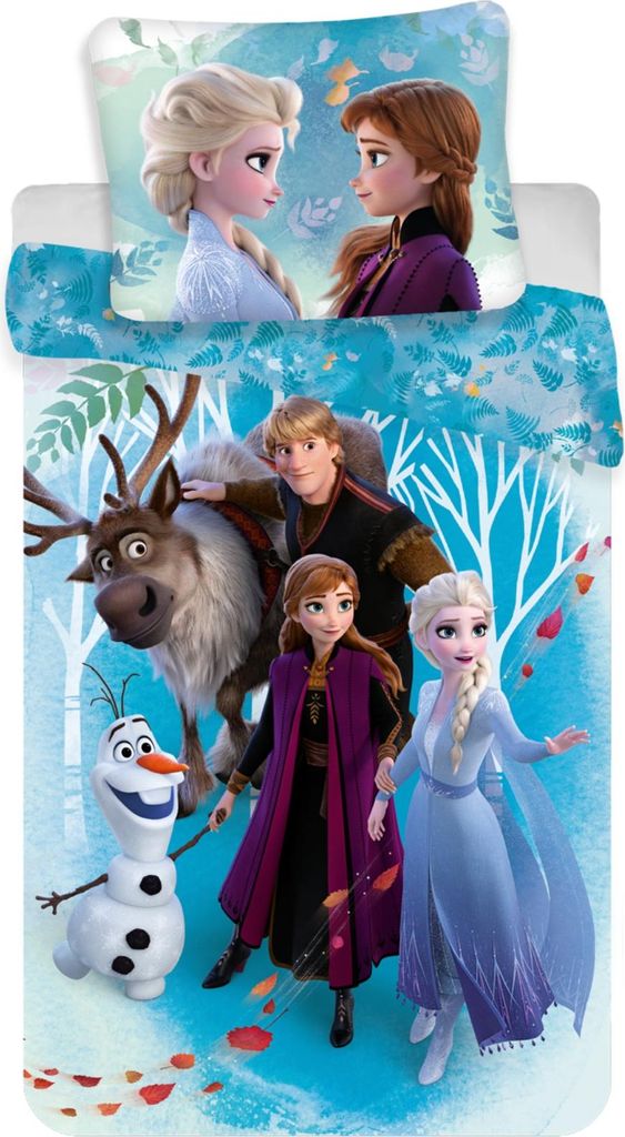 Zestaw pościeli Disney Frozen - przytulna bawełna, 140x200 Zdjęcie produktu