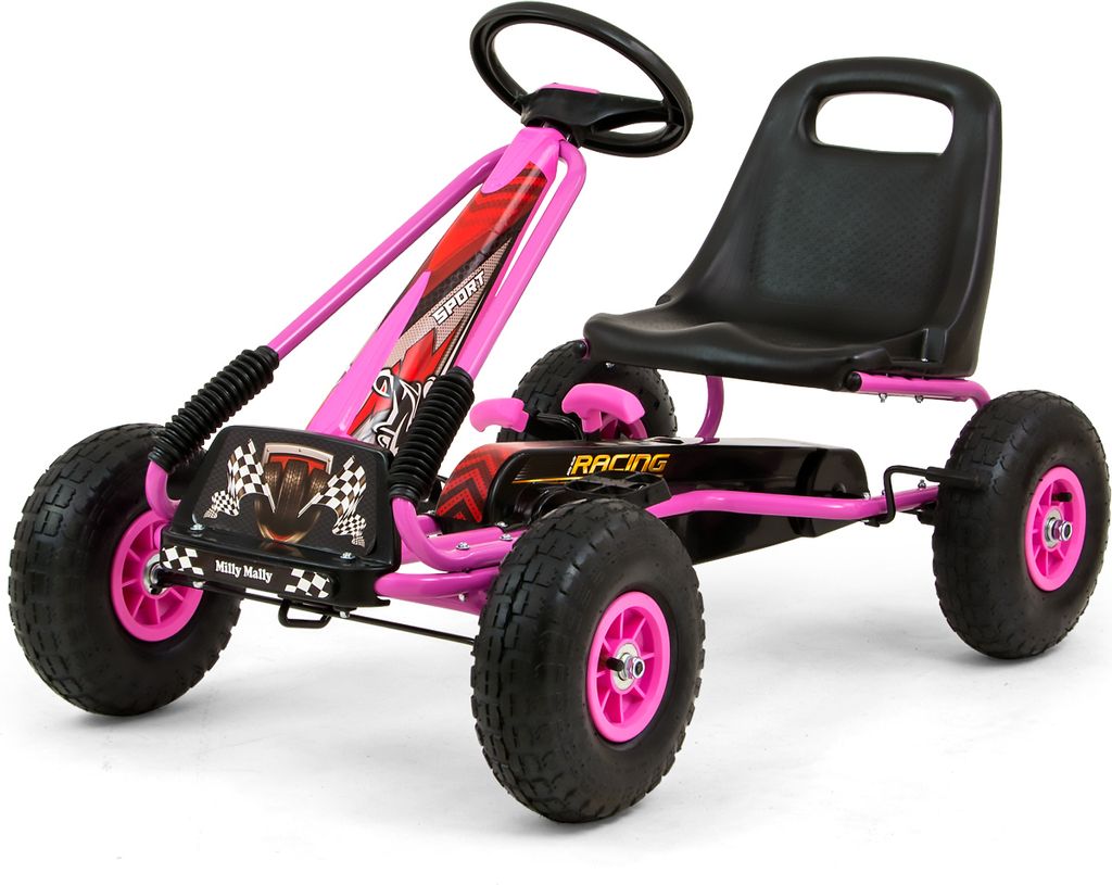 Milly Mally Pedal-Gokart für Kinder Thor Pink Produktbild 