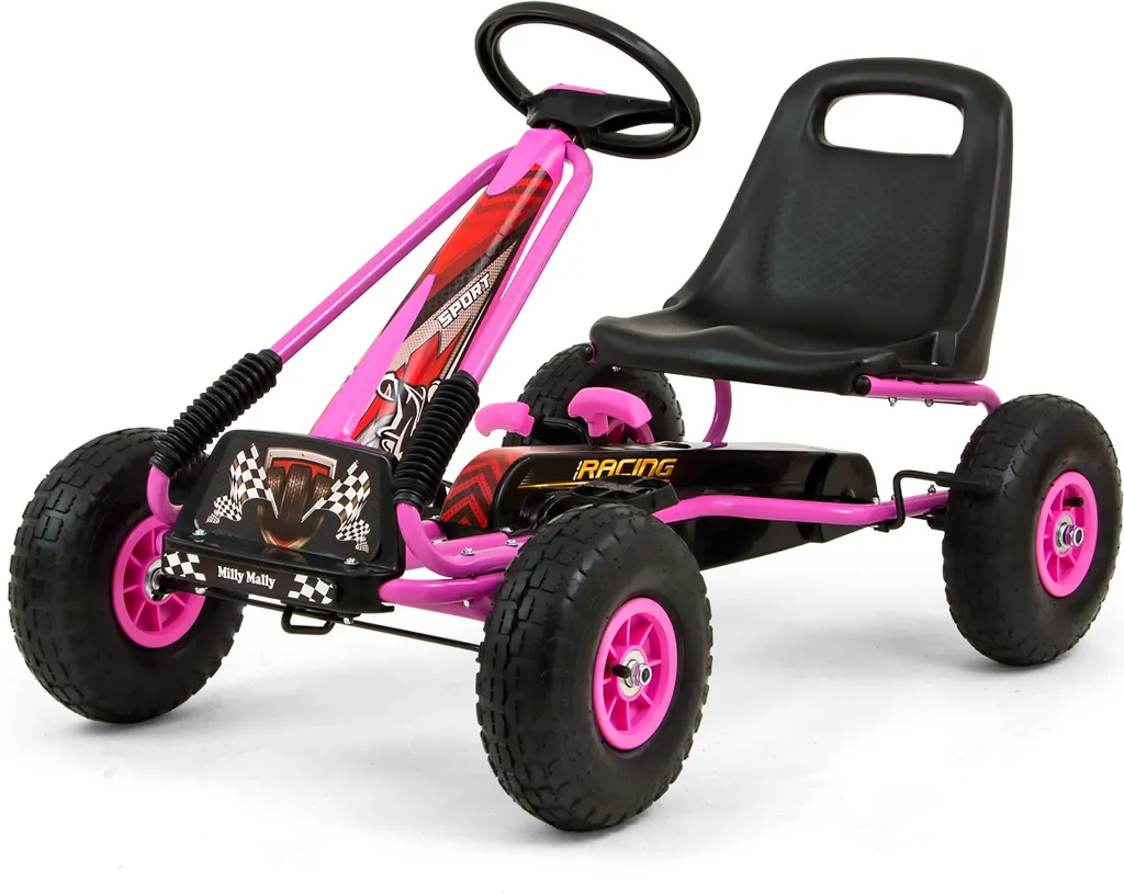 Milly Mally Thor Kart à Pédales pour Enfant - Véhicule de Sport Bleu