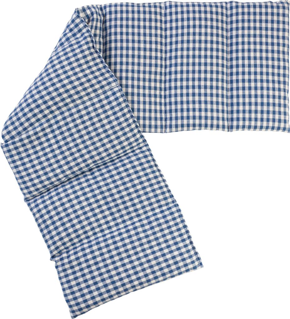 Sint-janskruid Kussen XXL 75x20 Cm - Biologisch Katoen, 8-Kamer Warmte/Koude Kussen