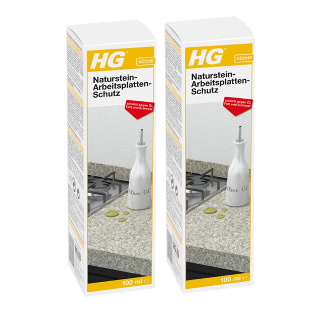 HG Naturstein-Arbeitsplatten-Schutz 100ml (2er Pack) Produktbild 