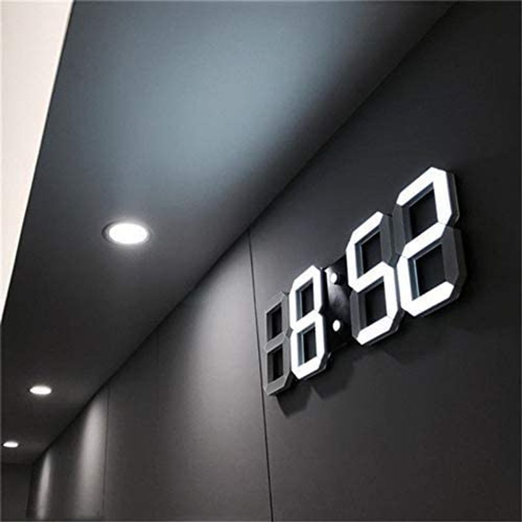 Wecker Uhr Led Wanduhr Digital dimmbar