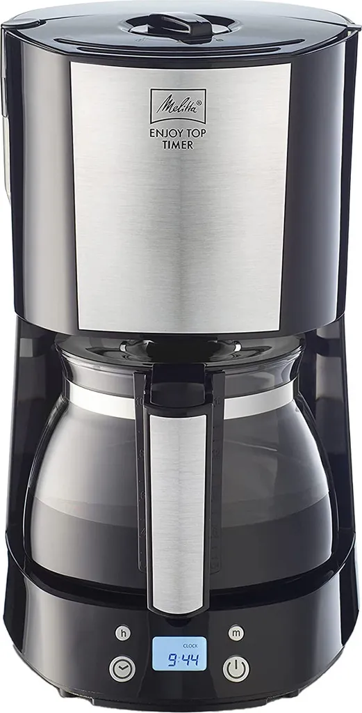 Réveil difficile ? La Melitta Enjoy Top Timer 1017-11 prépare votre café