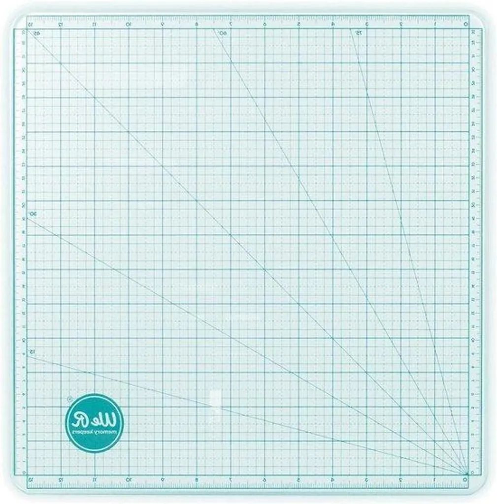 Tapis de découpe en verre avec quadrillage métrique 60x40cm incassable