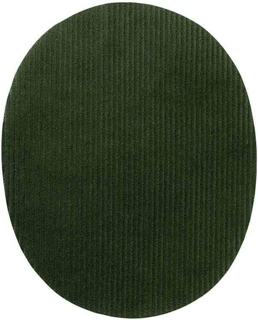 Kordflicken, Grün 2 St. - Aufnäher, Bügelbild, Aufbügler, Applikationen, Patches, Flicken, Zum Aufbügeln, Größe: 9,5 x 12,0 cm