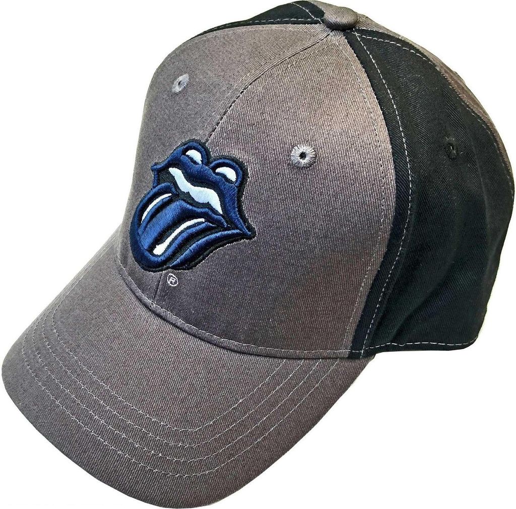 The Rolling Stones - "Tongue" Baseball-Mütze für Herren/Damen Uni RO6236 (Einheitsgröße) (Anthrazit/Schwarz)