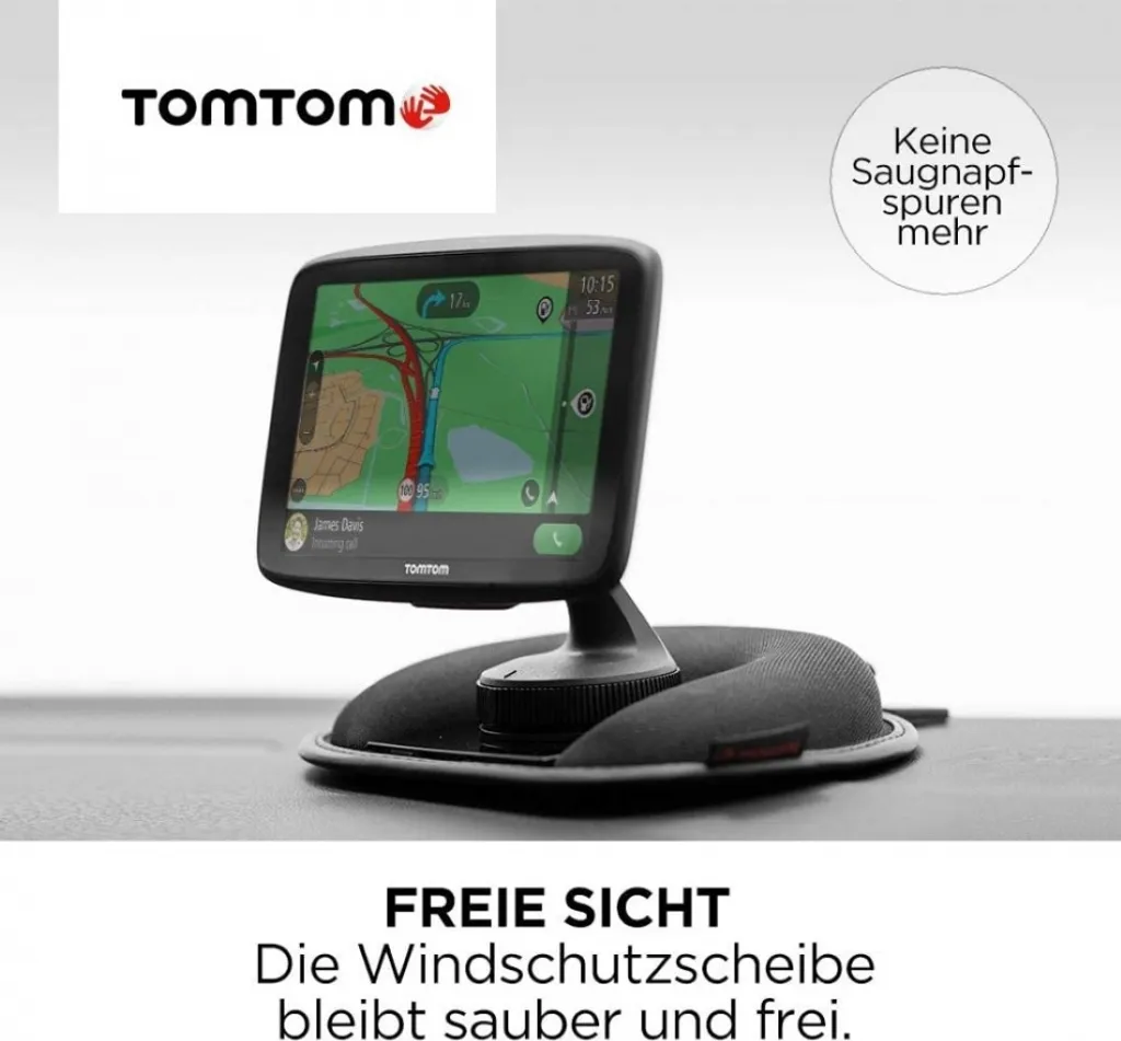 Plaque d'adaptation TomTom auto-adhésive et rigide pour tableau de bord - 8