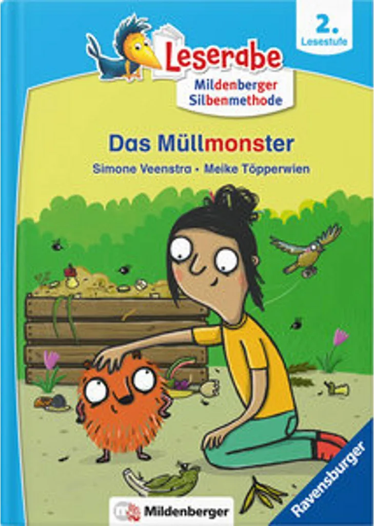 Livre Illustré Leserabe Das Müllmonster avec Exercices de Compréhension