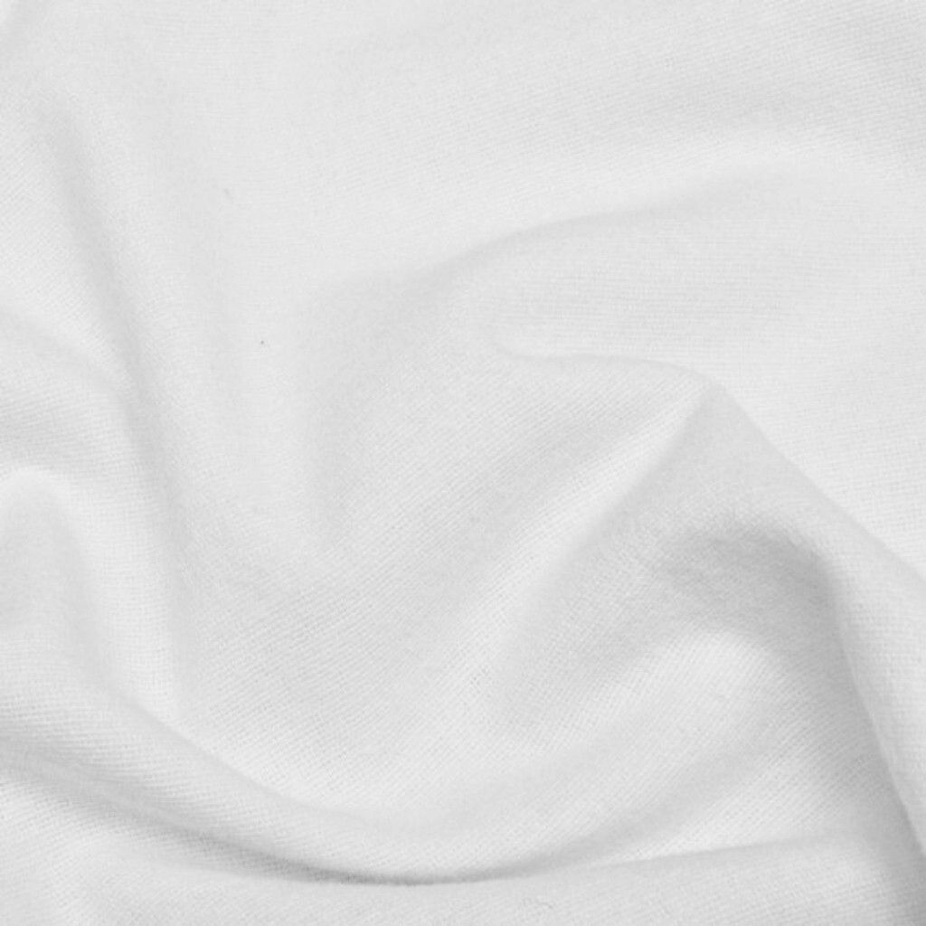 Flanell weiß Produktbild 