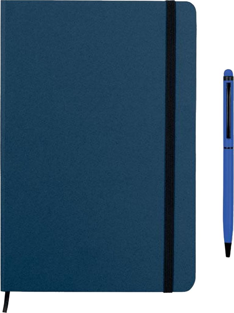 MidOcean - Notizbuch und Stift "Neilo Set" MO1341 (21 cm x 14 cm x 1 cm) (Blau)