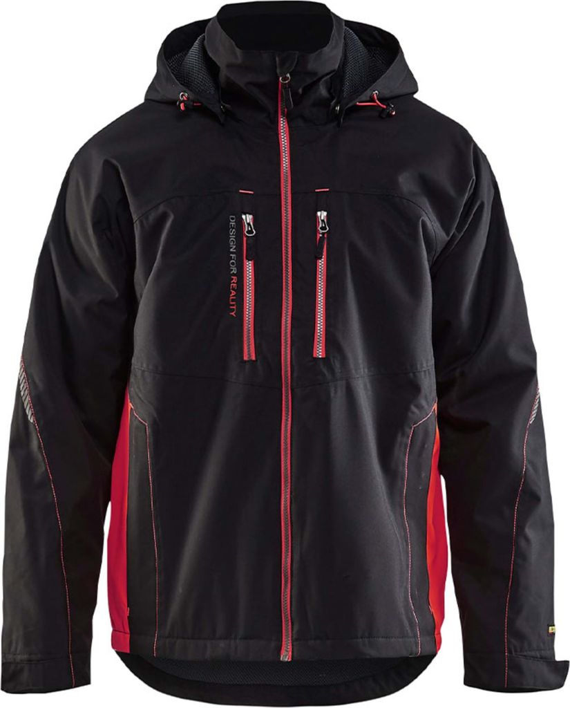 Blakläder Winterjacke 48901977 schwarz/rot Uni, S