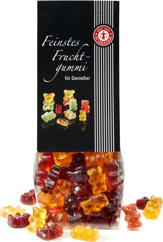 Schrader Fruchtgummi Fruchtsaftbärchen Produktbild 