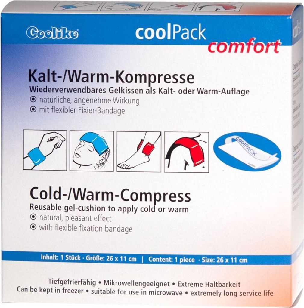Coolike Kalt- Warm Kompresse wiederverwendbares Gelkissen